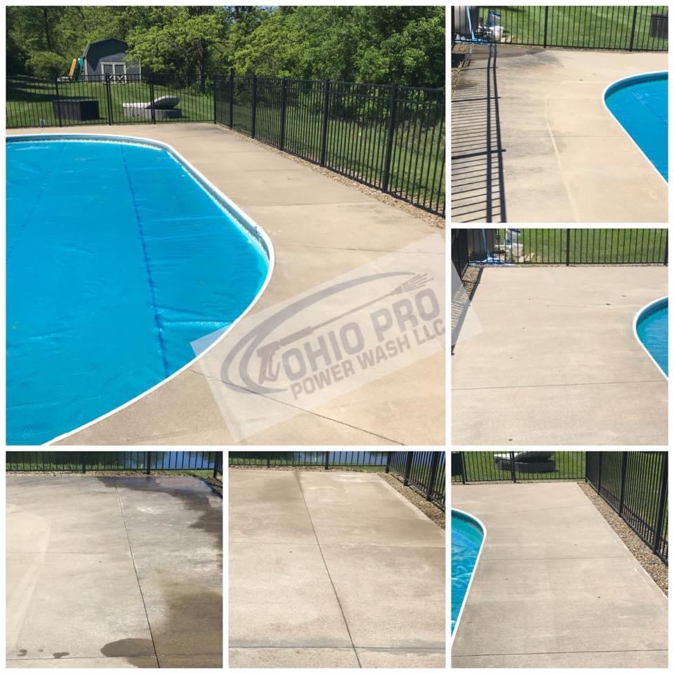 Pool Deck Cleaning in Thornville, OH