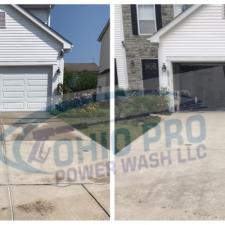 Whole home soft wash and concrete cleaning in hilliard oh 3