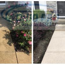 Whole home soft wash and concrete cleaning in hilliard oh 4