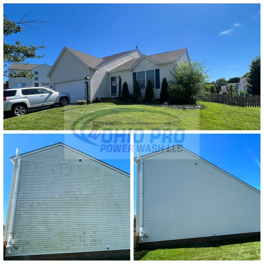 Whole home soft washing in pickerington oh