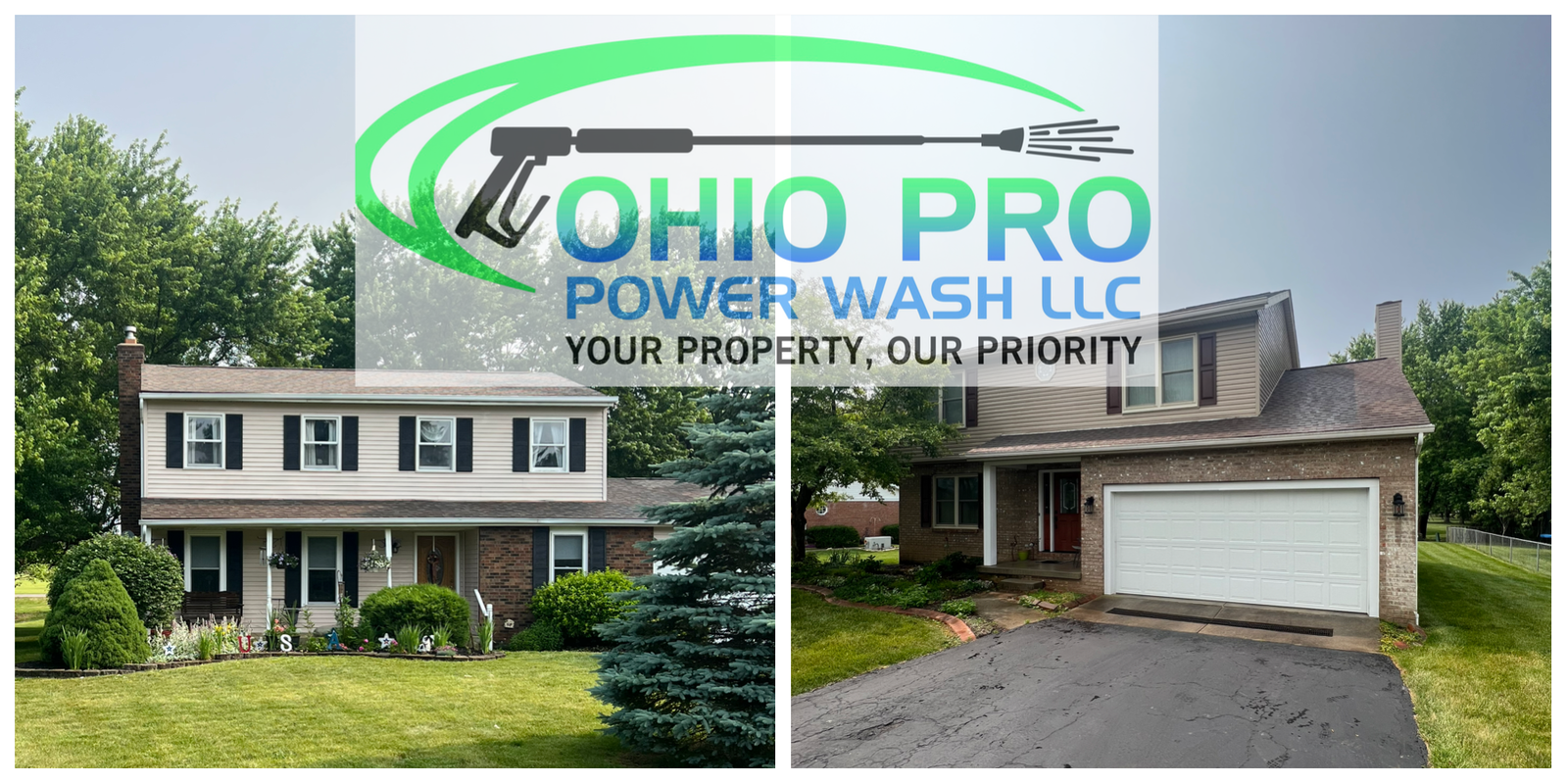 Residential Soft Wash in Pickerington, Ohio