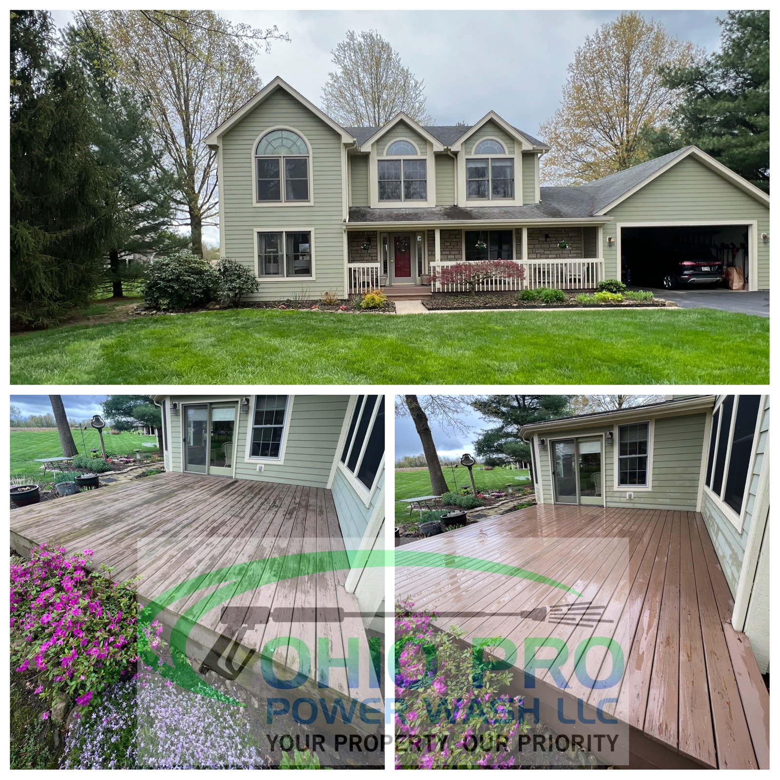 Whole Home Softwashing and Deck Cleaning in Pickerington, OH